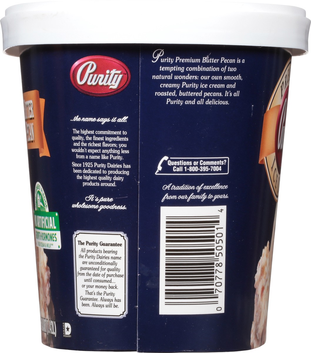 slide 8 of 9, Purity All Natural Putter Pecan Ice Cream, 48 fl oz