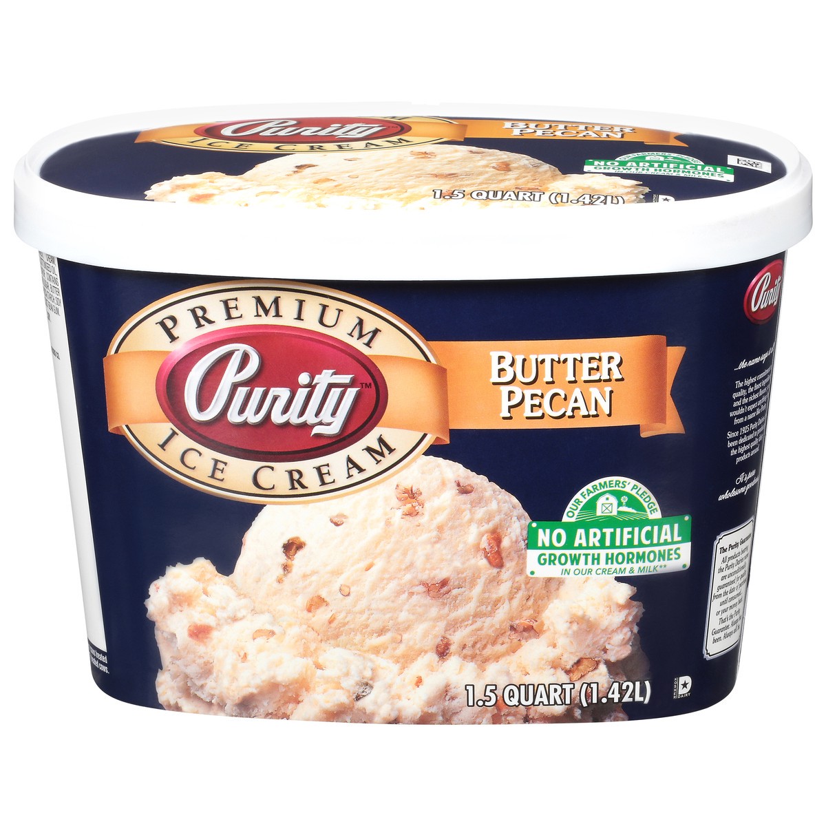 slide 1 of 9, Purity All Natural Putter Pecan Ice Cream, 48 fl oz