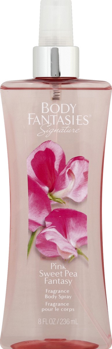slide 5 of 6, Body Fantasies Fragrance Body Spray, Pink Sweet Pea Fantasy, 8 oz