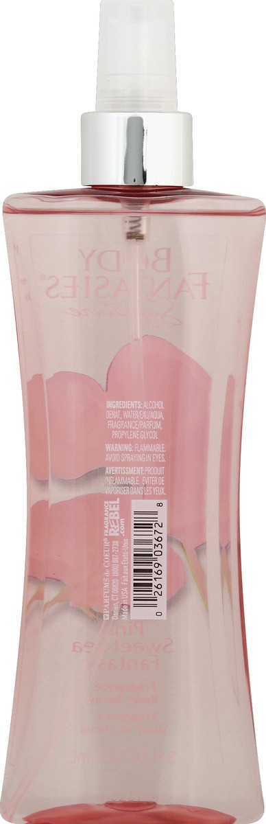 slide 6 of 6, Body Fantasies Fragrance Body Spray, Pink Sweet Pea Fantasy, 8 oz