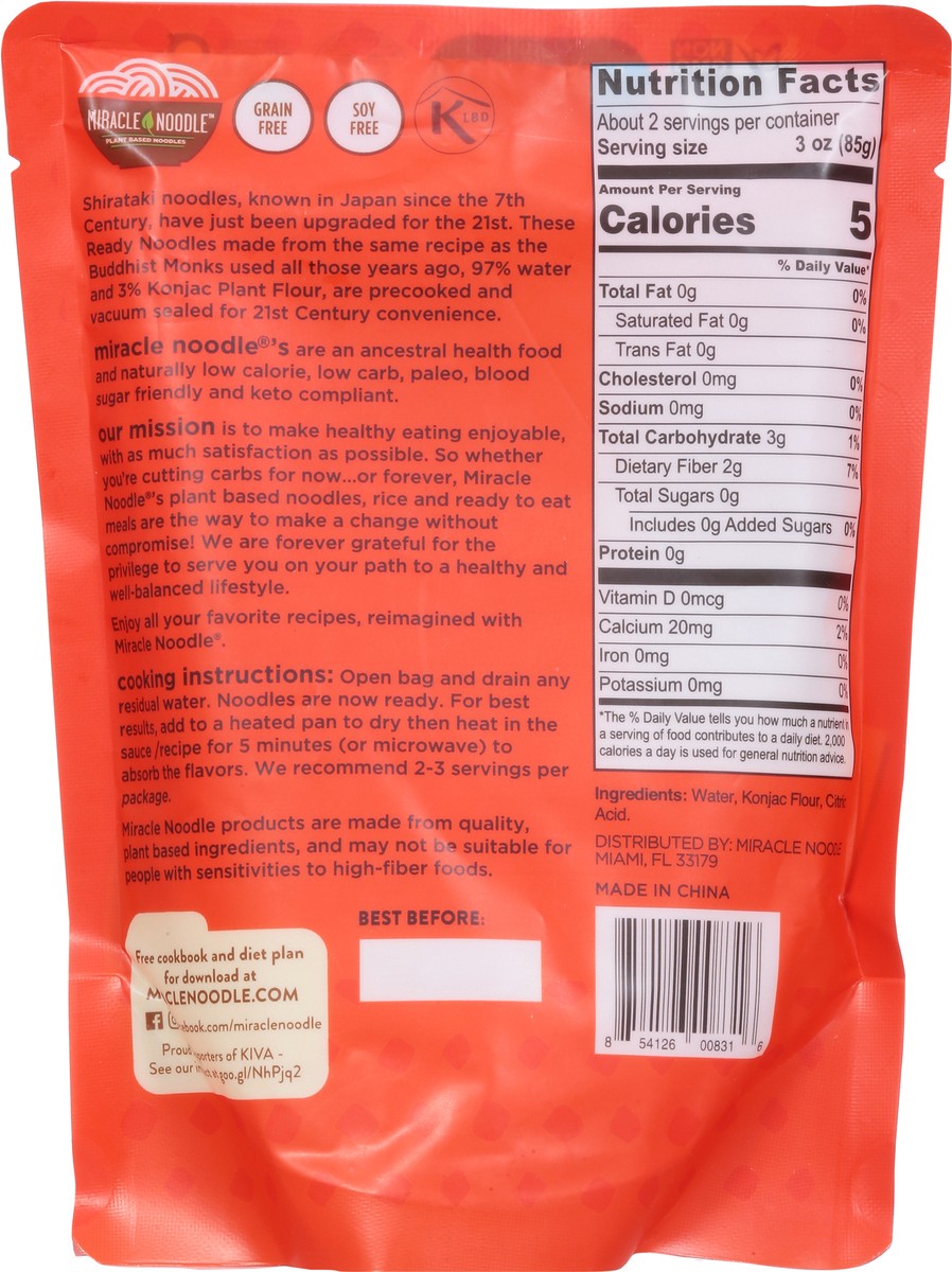 slide 3 of 13, Miracle Noodle Kitchen Fettuccine Style Ready-To-Eat Noodle - 7 oz, 7 oz