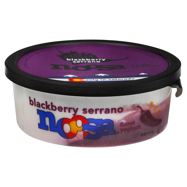 slide 1 of 1, Noosa Blackberry Serano Yogurt, 8 oz