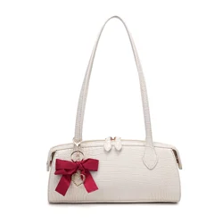 Ophelia Roe East West Shoulder Bag With Charm Oat