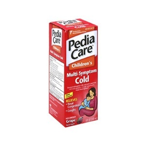 slide 1 of 1, PediaCare Multi-Symptom Cold, Grape Flavor Liquid, 4 oz