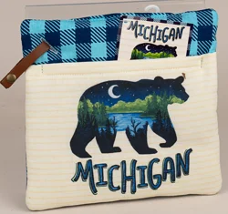 Michigan Painted Bear Pot Holder
