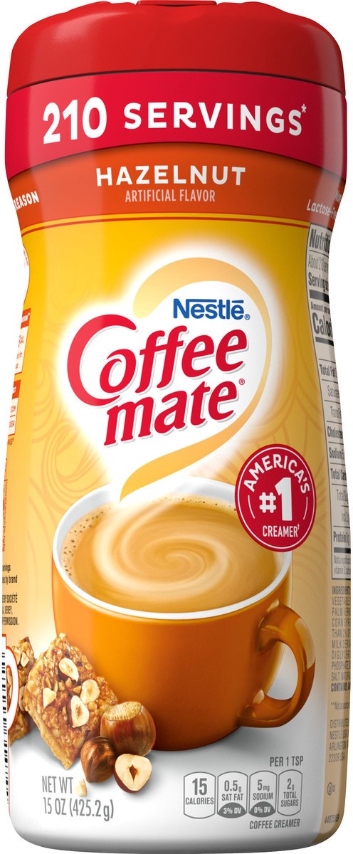 slide 6 of 8, Coffee mate Nestle Coffee mate Hazelnut Powder Coffee Creamer, 15 oz