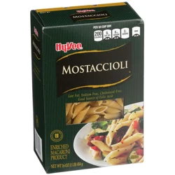 Hy-vee Enriched Macaroni Product, Mostaccioli