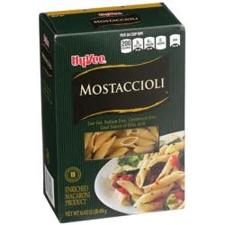 Hy-vee Enriched Macaroni Product, Mostaccioli