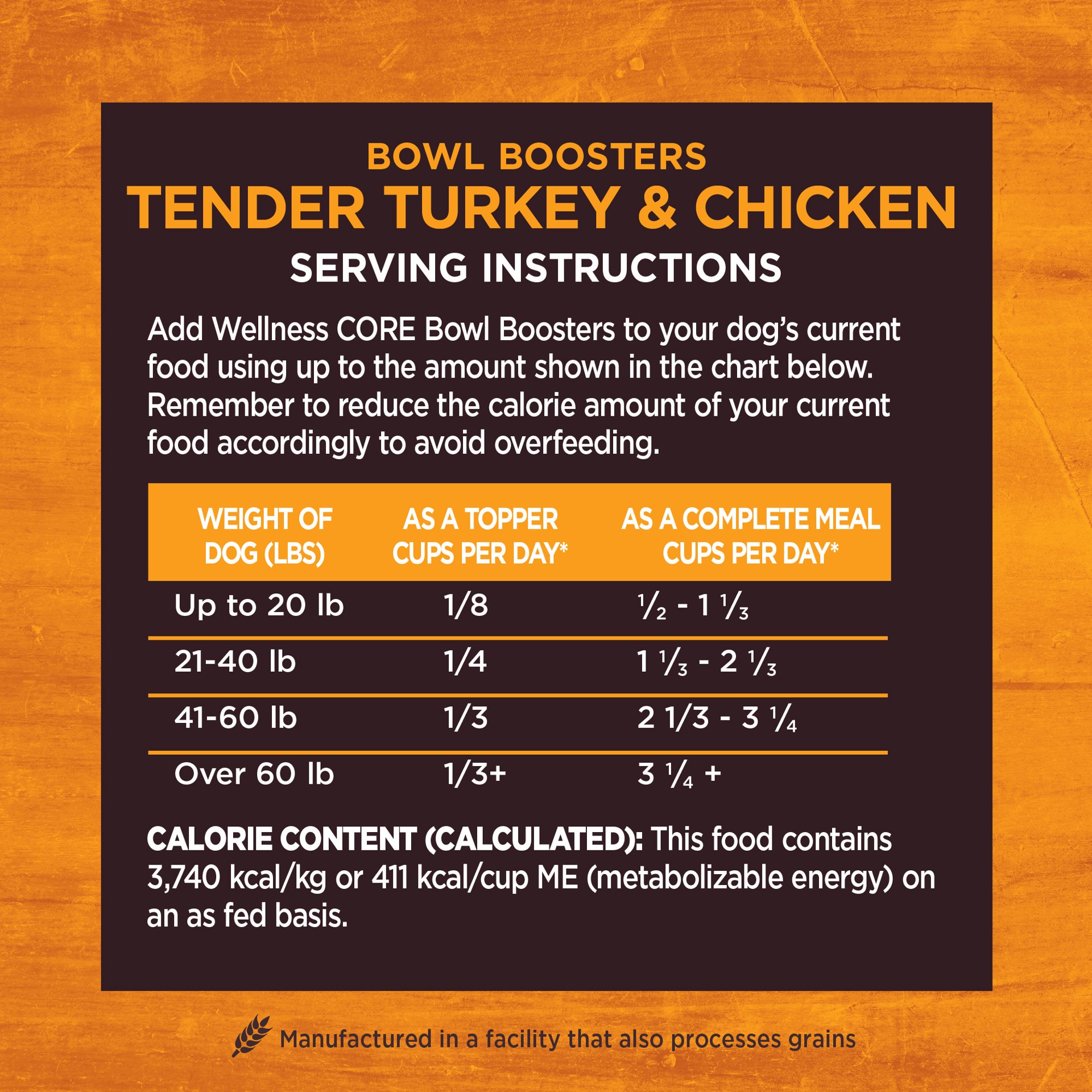 slide 3 of 5, Wellness CORE Bowl Boosters Tender Turkey & Chicken Recipe, 2-Pound Bag, 2 lb