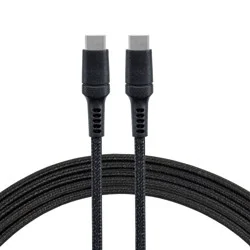 Cellcandy Braided Usb-C To C Cable - Black