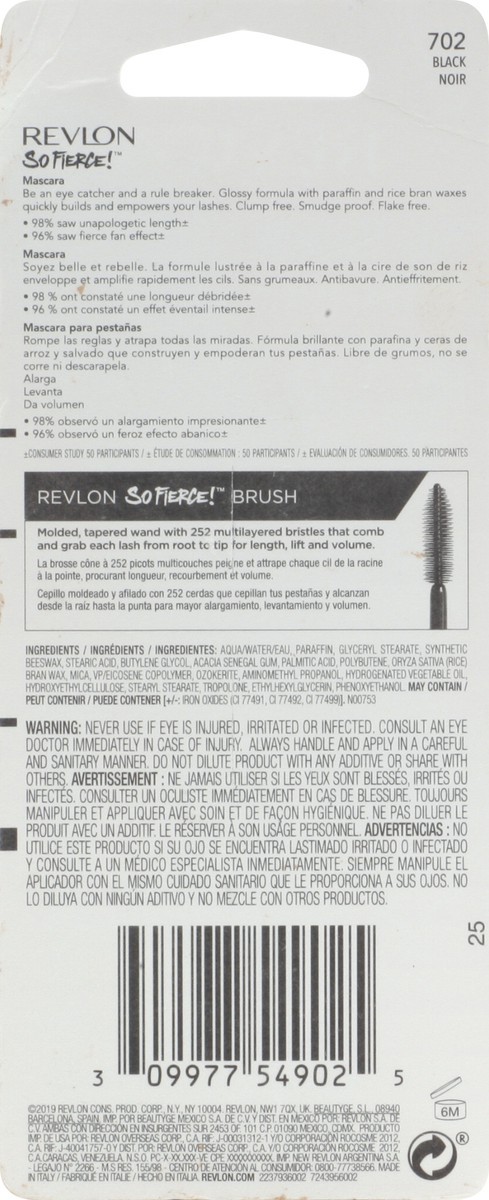 slide 7 of 9, Revlon Black 702 Mascara 0.25 oz, 0.25 oz