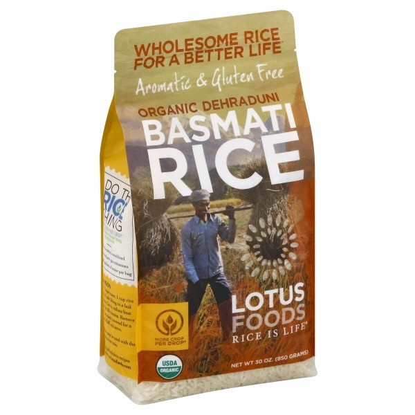 slide 1 of 9, Lotus Foods Organic White Basmati Rice 30 oz, 30 oz