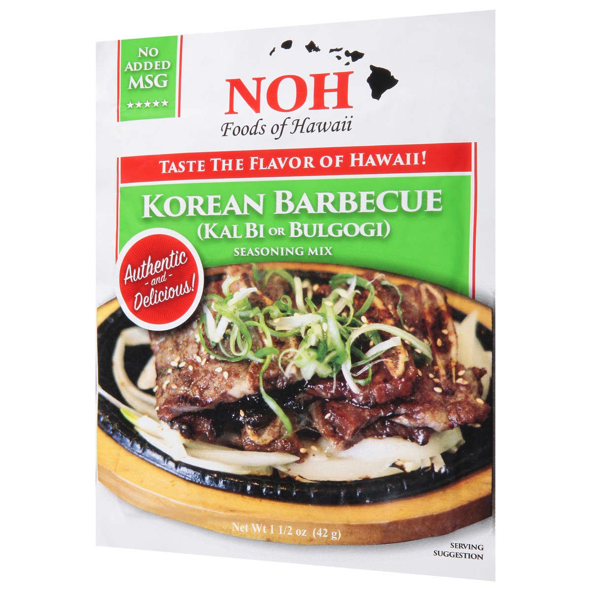 slide 3 of 9, NOH Korean Barbeque (Kal Bi) Seasoning Mix, 1.5 oz