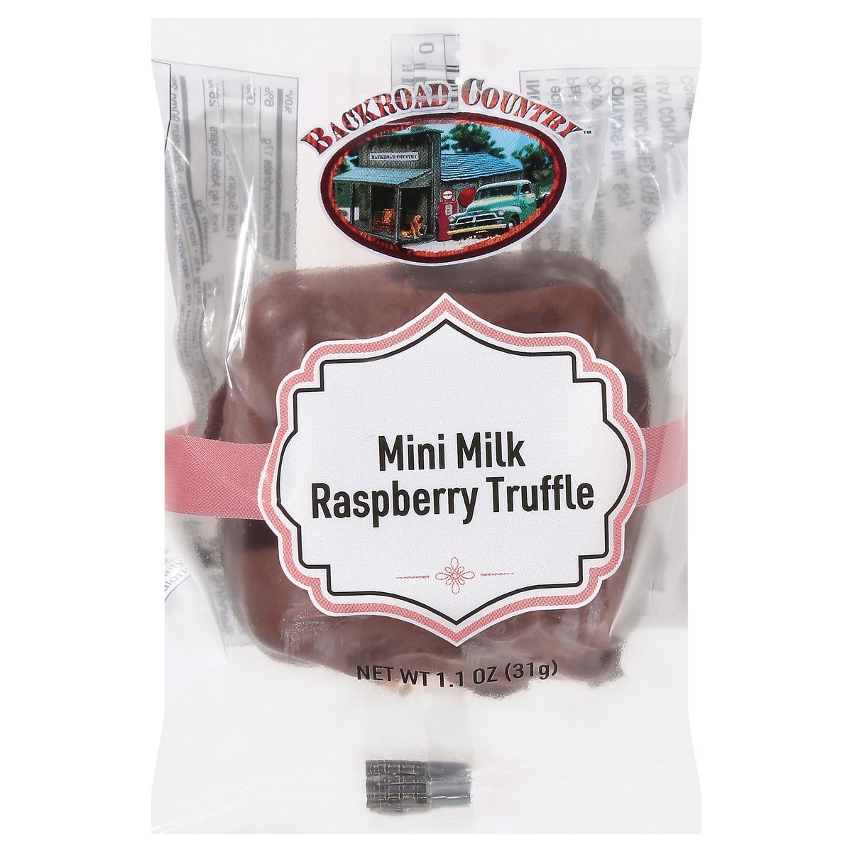 slide 3 of 4, Backroad Country Milk Raspberry Truffle Mini 1.1 oz, 1 oz