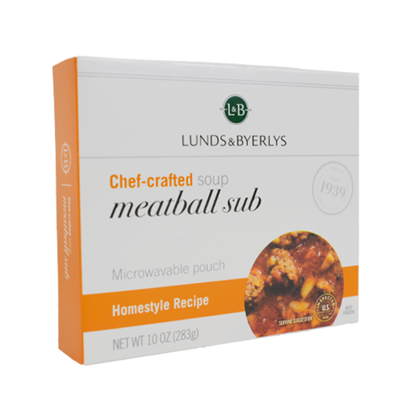 slide 1 of 1, L&B Meatball Sub Soup, 10 oz