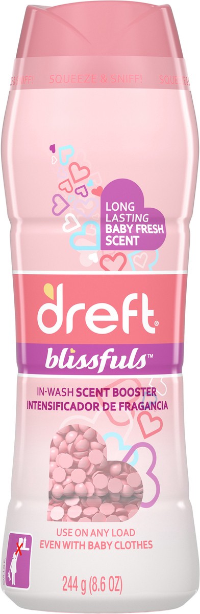 slide 4 of 4, Dreft Blissfuls In-Wash Scent Booster Beads, Baby Fresh, 8.6 oz, 8.6 oz