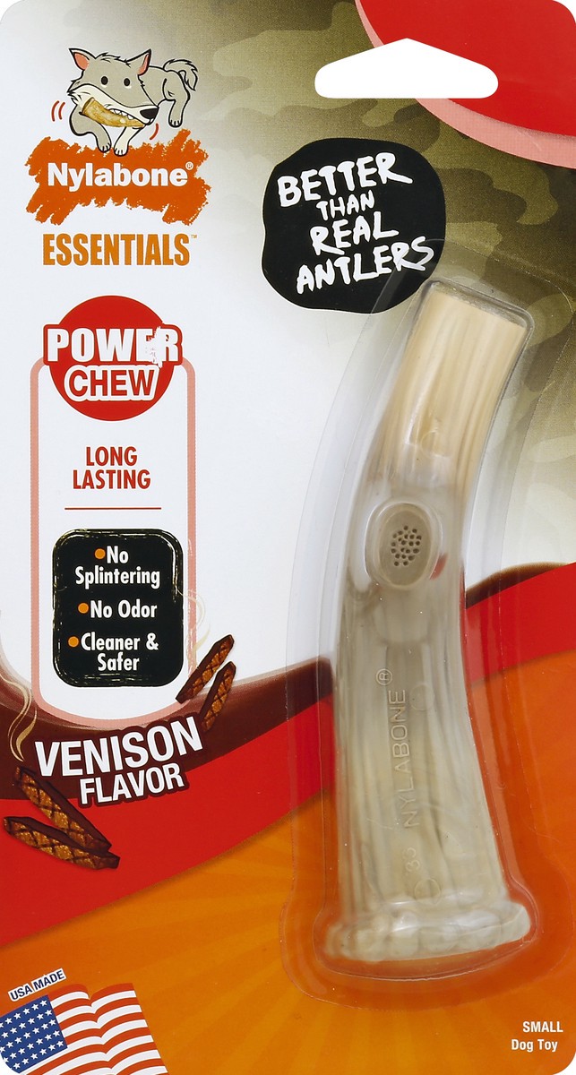 slide 2 of 2, Nylabone Powerchew Small Venison Flavored Dog Toy, SM