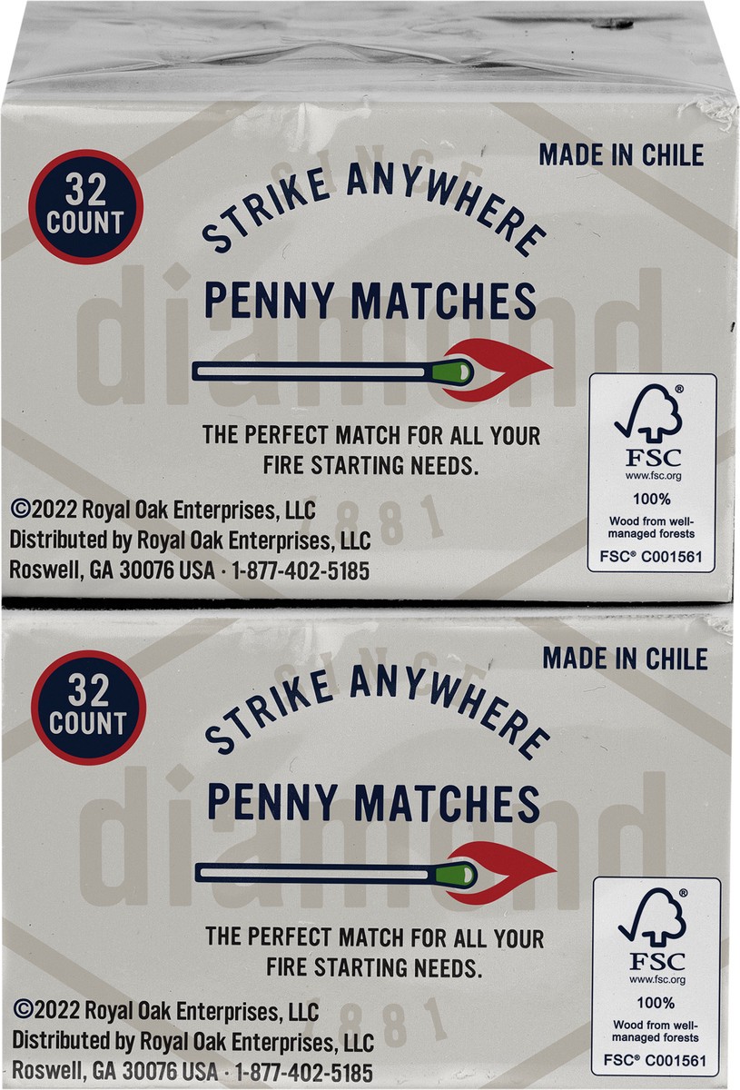 slide 3 of 5, Diamond Strike Anywhere Matches, 10/32 ct