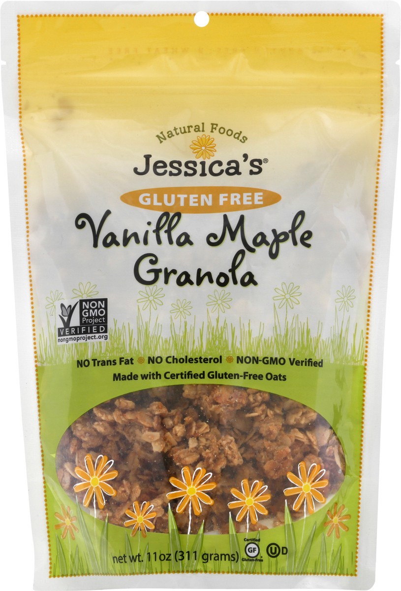 slide 7 of 8, Jessica's Natural Foods Gluten Free Vanilla Maple Granola 11 oz, 11 oz