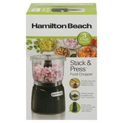 Hamilton Beach Stack & Press 3 Cup Chopper