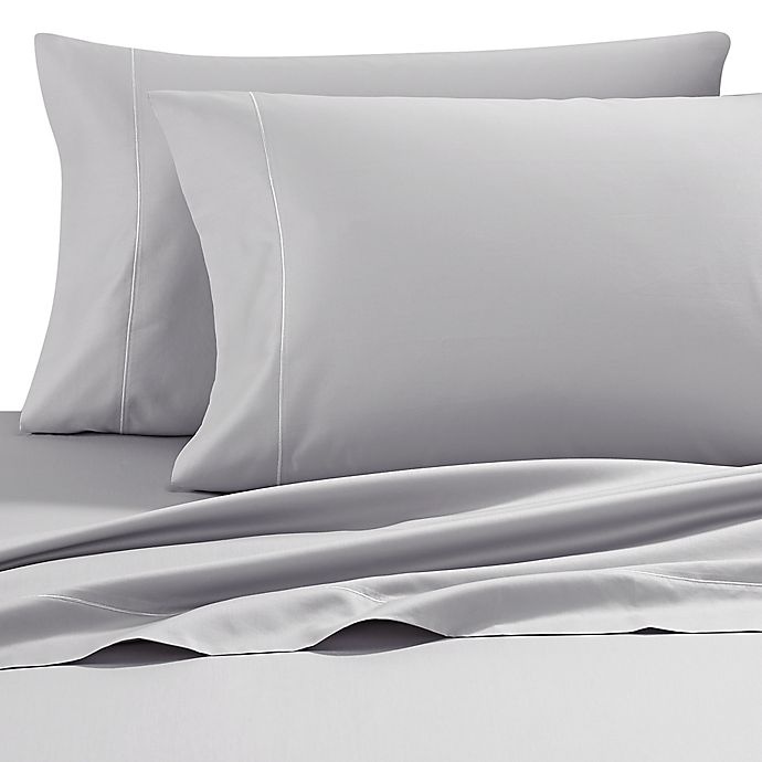 slide 1 of 9, Wamsutta 500-Thread-Count PimaTwin XL Sheet Set - Silver, 1 ct