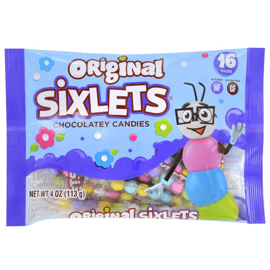 slide 1 of 1, Sixlets Chocolatey Candies, 4 oz