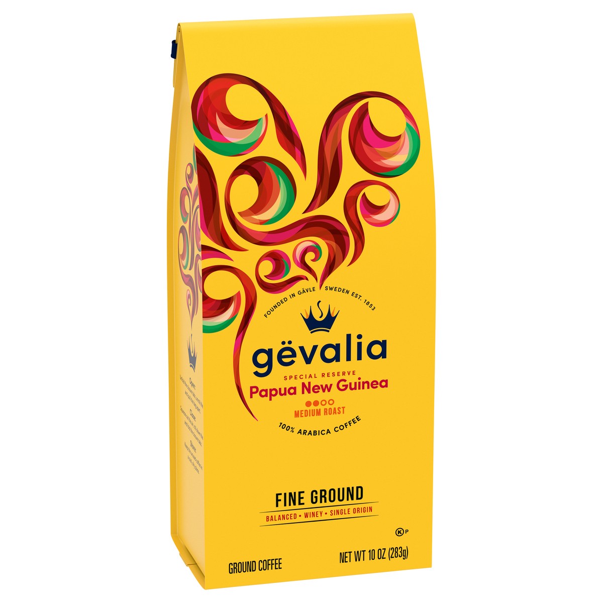 slide 2 of 9, Gevalia Special Reserve Papua New Guinea Single Origin Medium Roast Fine Ground Coffee, 10 oz. Bag, 10 oz