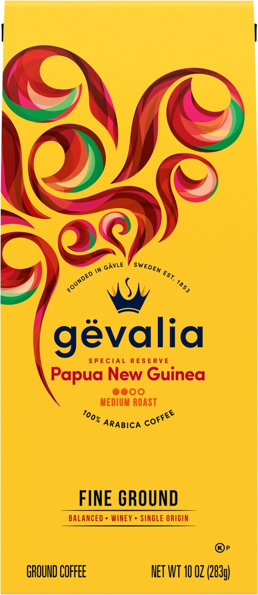 slide 3 of 9, Gevalia Special Reserve Papua New Guinea Single Origin Medium Roast Fine Ground Coffee, 10 oz. Bag, 10 oz
