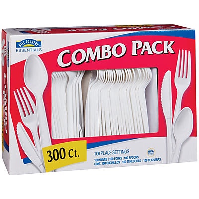 slide 1 of 1, Hill Country Fare Heavy Duty Combo Pack, 300 ct