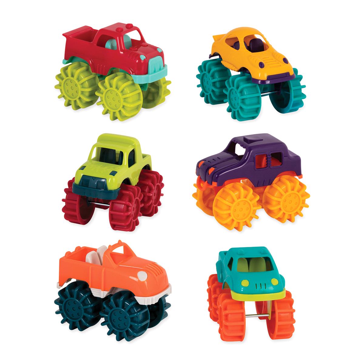 slide 4 of 5, Battat Mini Monster Trucks, 1 ct