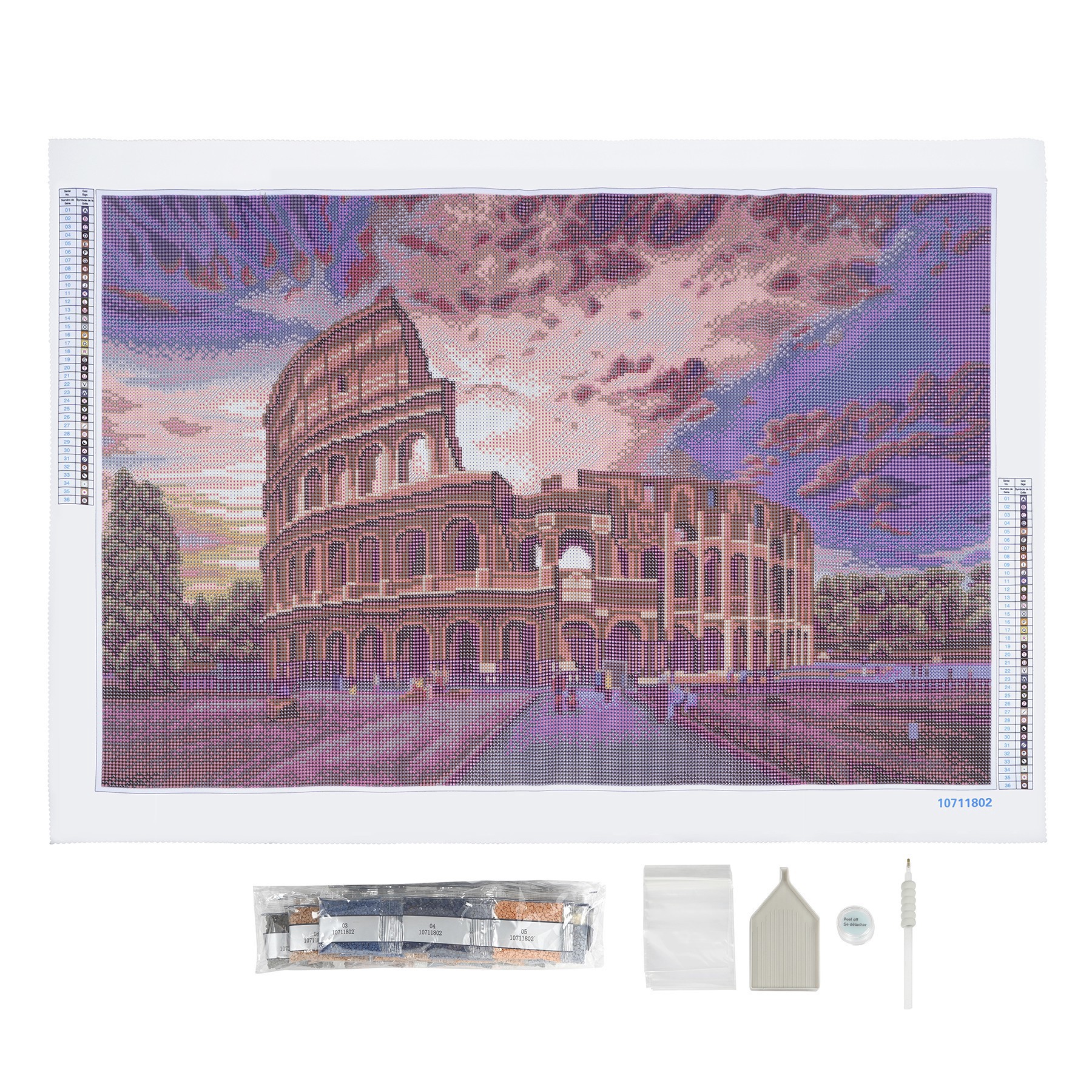 slide 2 of 5, Colosseum Painting Diamond Art Kit By Make Market, 20 in x 30 in