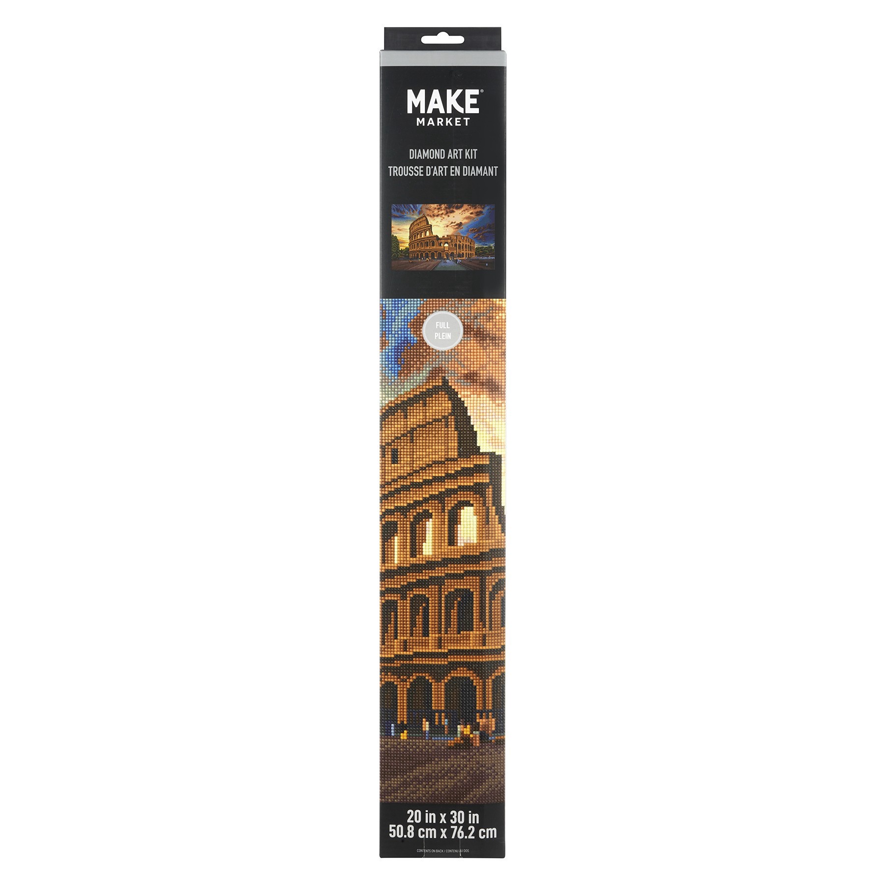 slide 3 of 5, Colosseum Painting Diamond Art Kit By Make Market, 20 in x 30 in