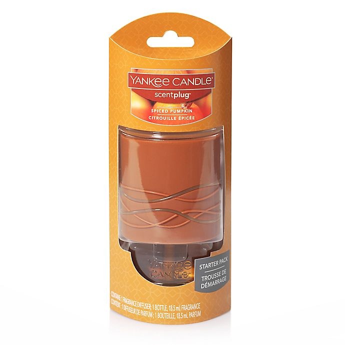 slide 1 of 1, Yankee Candle Scentplug Spiced Pumpkin Base with Refill, 1 ct