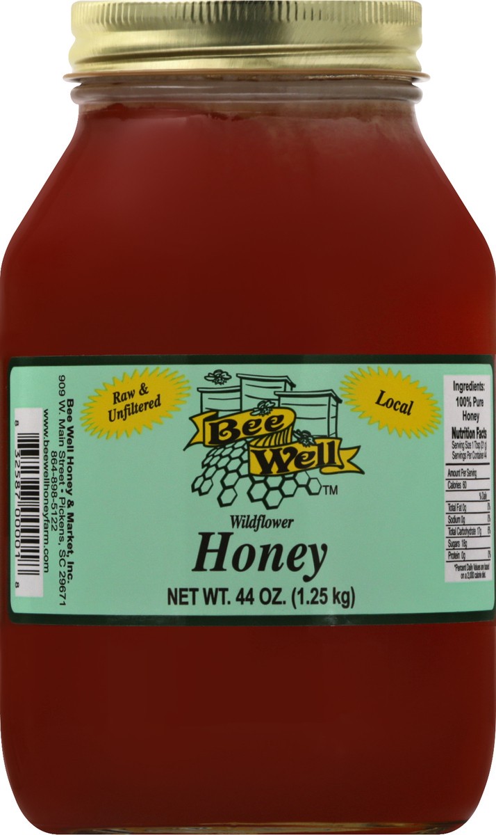 slide 8 of 13, Bee Well Wildflower Honey 44 oz, 44 oz