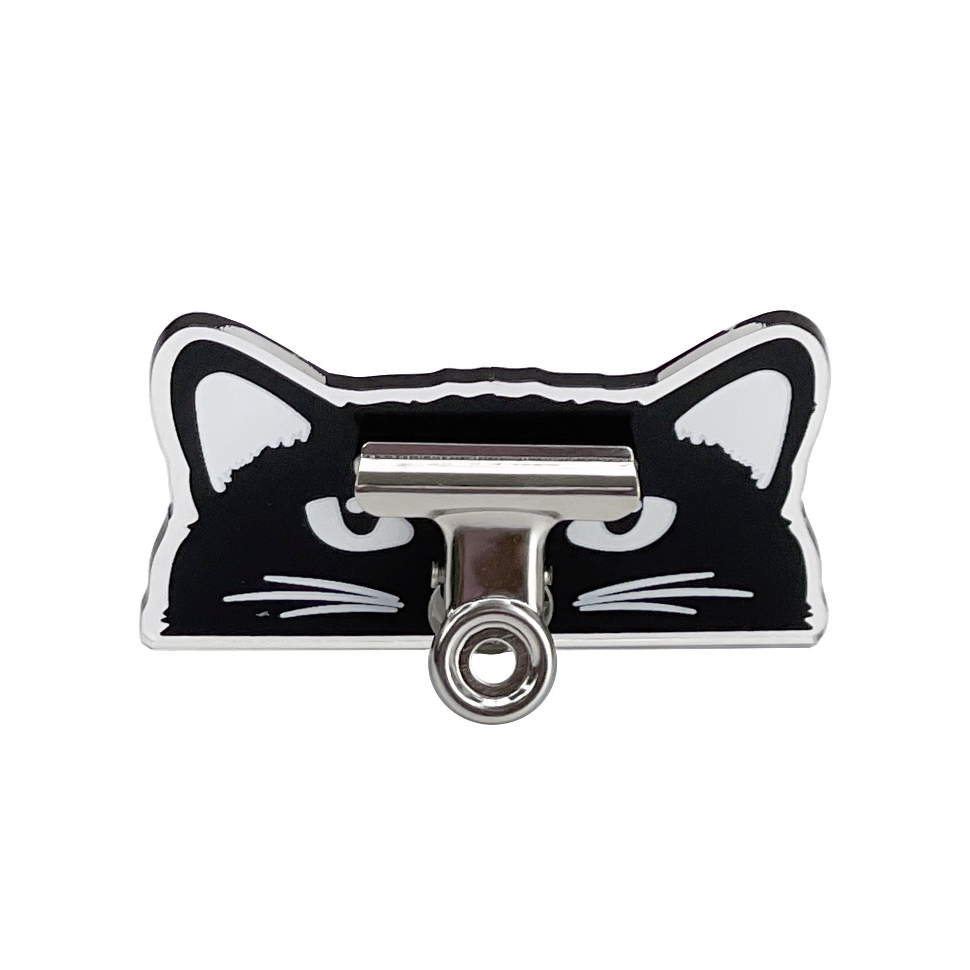 slide 4 of 4, Black Cat Mini Clip Frame By Studio Decor, 2.95 in x 0.98 in x 1.77 in