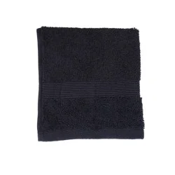 Room & Retreat Performance Washcloth, 13 in x 13 in, Black