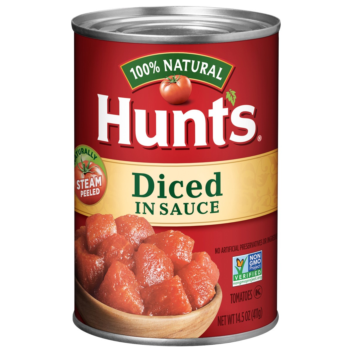 slide 1 of 2, Hunt's Diced Tomatoes In Sauce 14.5 oz, 14.5 oz