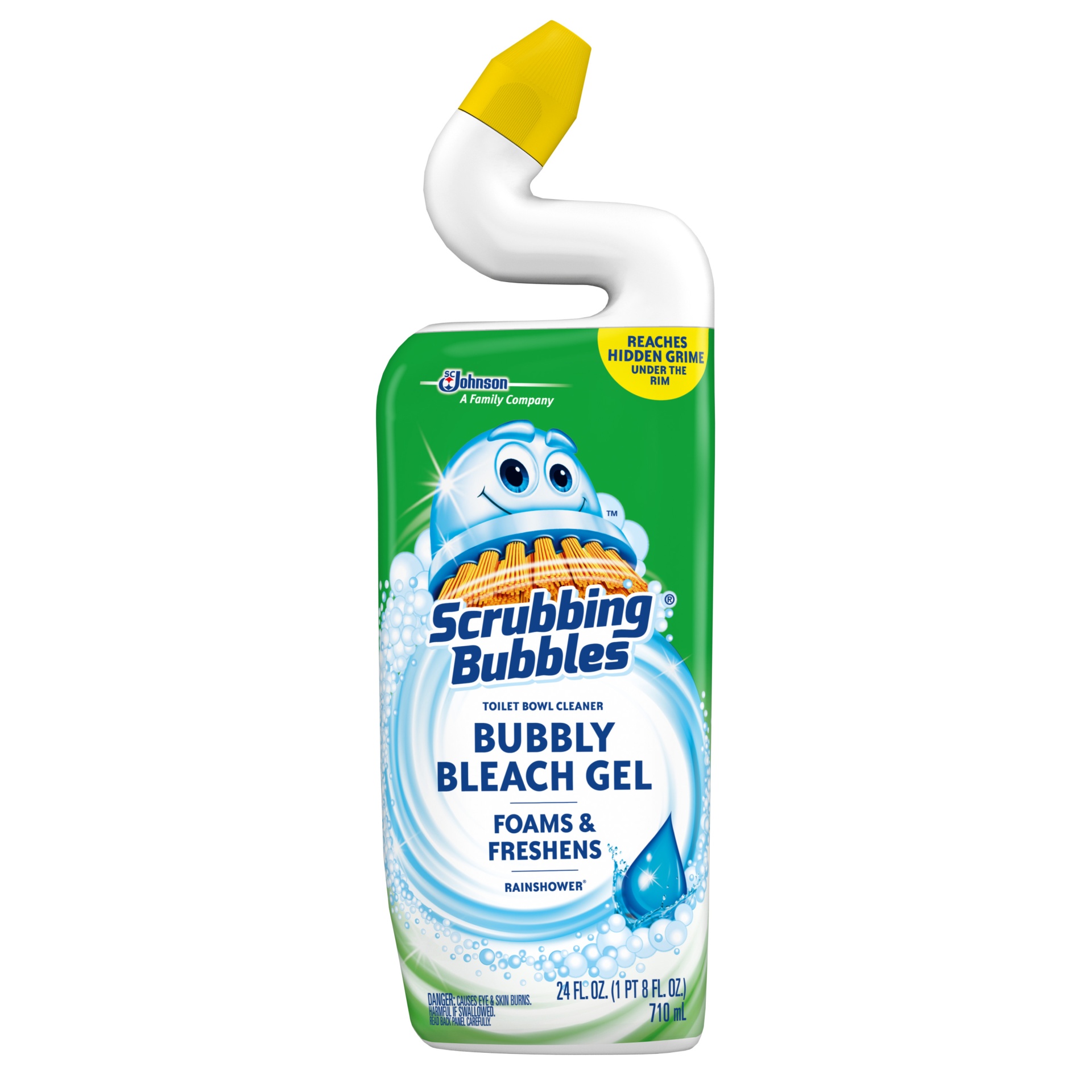 slide 1 of 7, Scrubbing Bubbles Bubbly Bleach Gel, 24 fl oz
