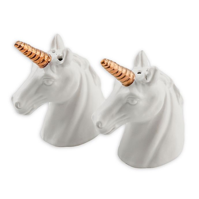 slide 1 of 1, Thirstystone Resources Stoneware Animal Salt/Pepper Shakers - White, 2 ct