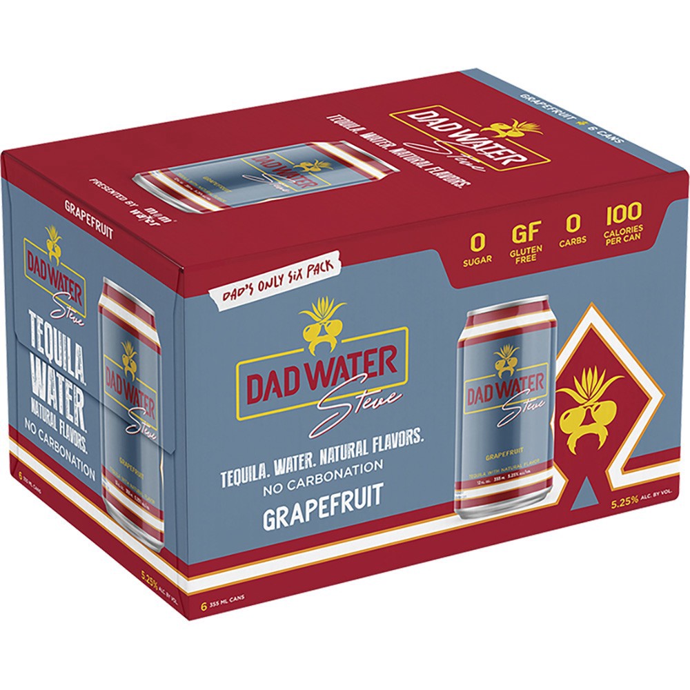 slide 1 of 1, Dad Water Steve, 6 ct; 12 oz