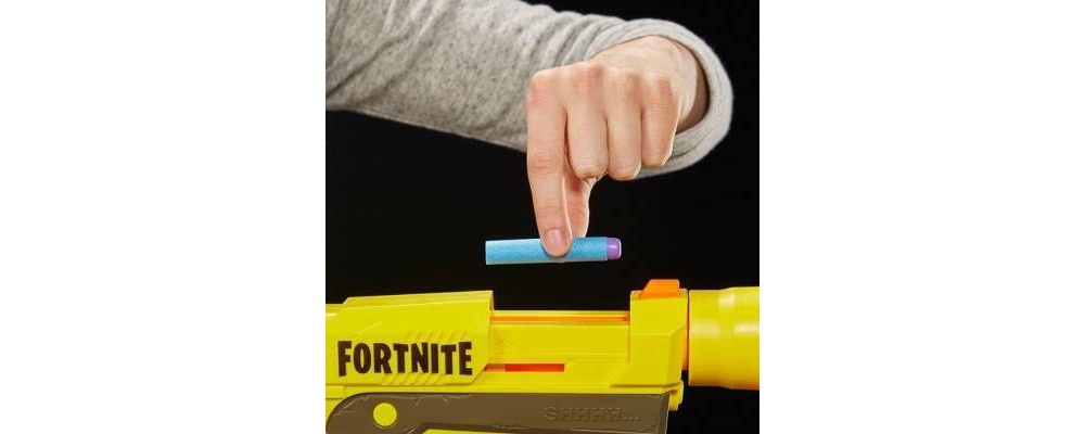 NERF Fortnite SP-L Elite Dart Blaster with Detachable Barrel and 6 Official  Nerf Fortnite Elite Darts ( Exclusive)