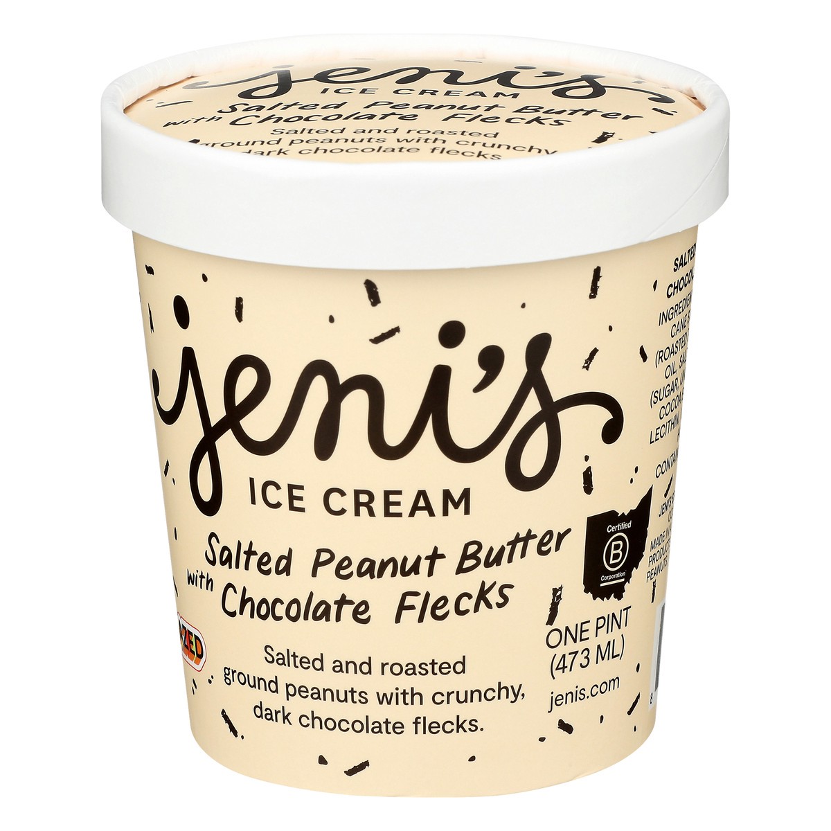 slide 4 of 9, Jeni's Salted Peanut Butter Ice Cream 1 pt, 1 pint