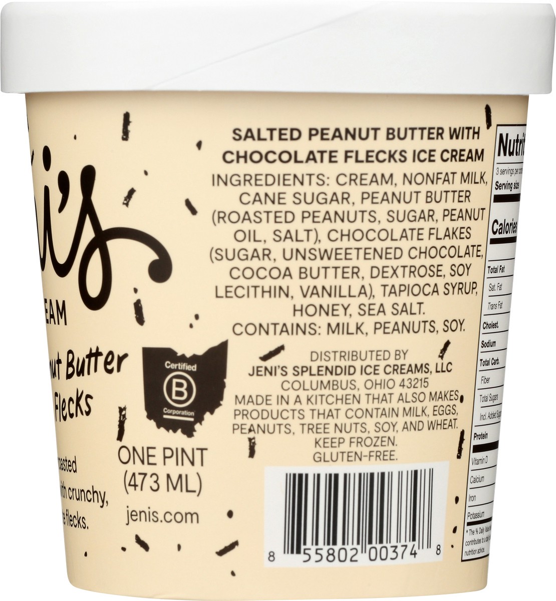 slide 9 of 9, Jeni's Salted Peanut Butter Ice Cream 1 pt, 1 pint