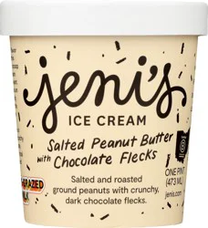 Jeni's Salted Peanut Butter Ice Cream 1 pt