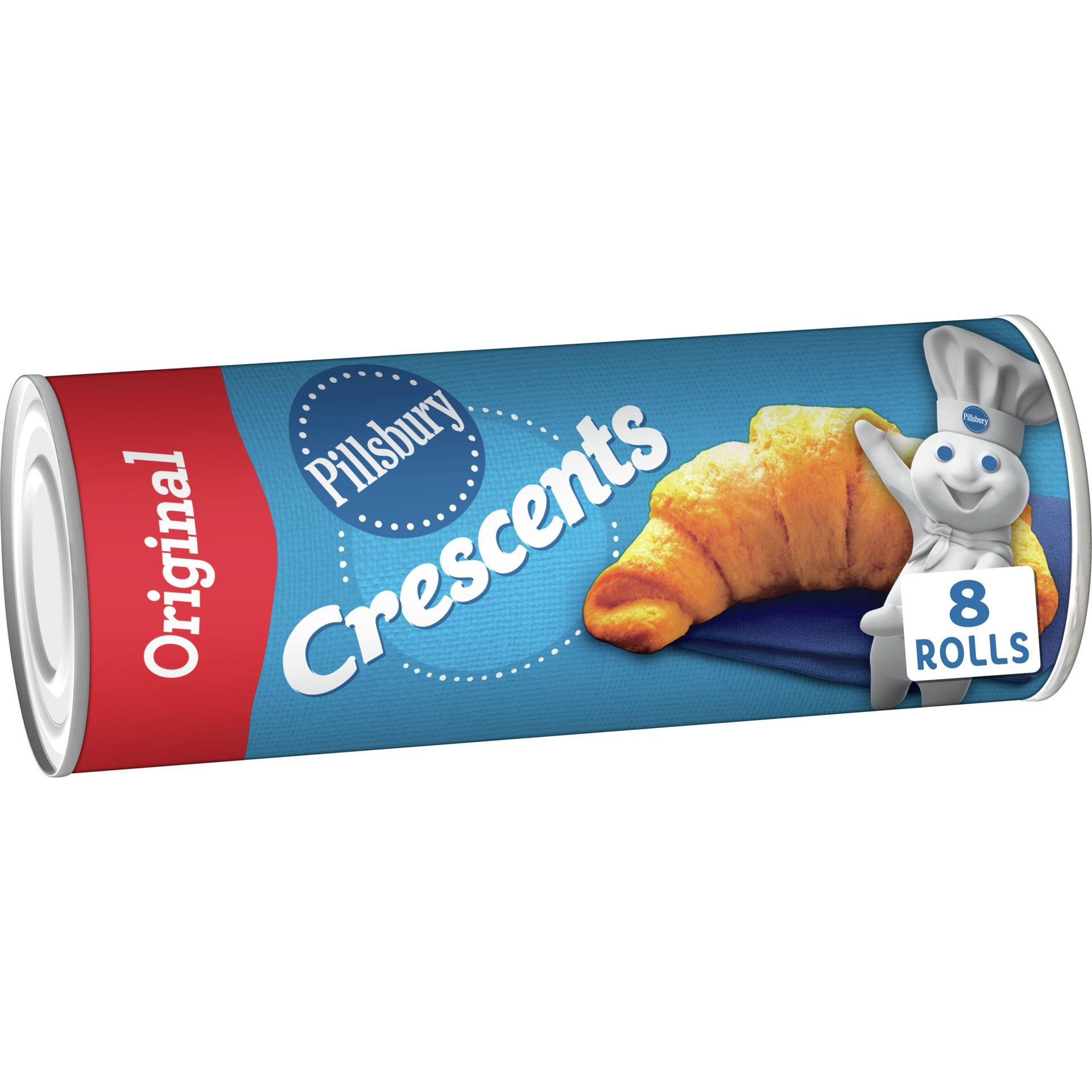 Pillsbury Crescents, Filled, Apple 8 Ea, Refrigerated Doughs & Batters