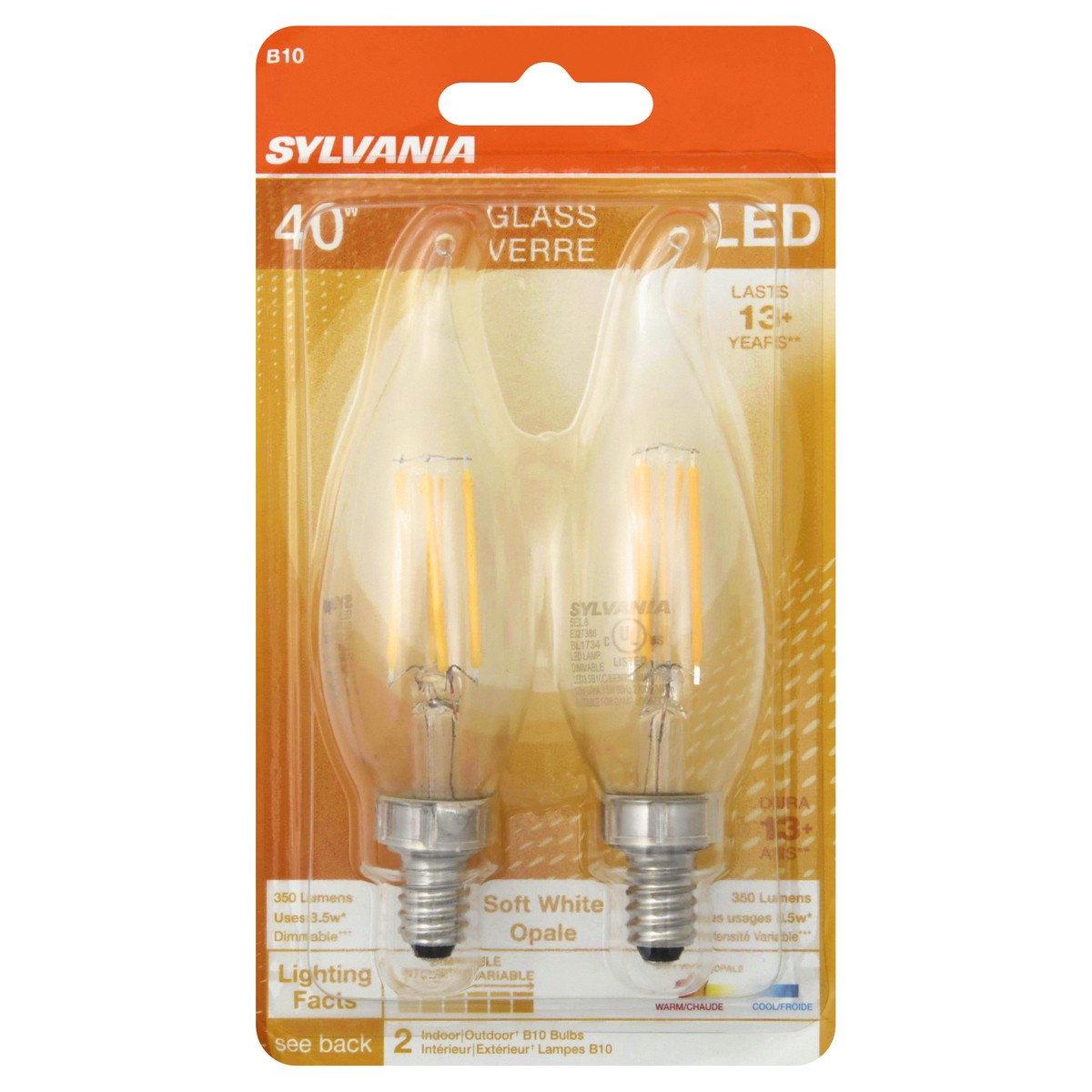 slide 5 of 7, Sylvania Led Bulbs, 2 ct