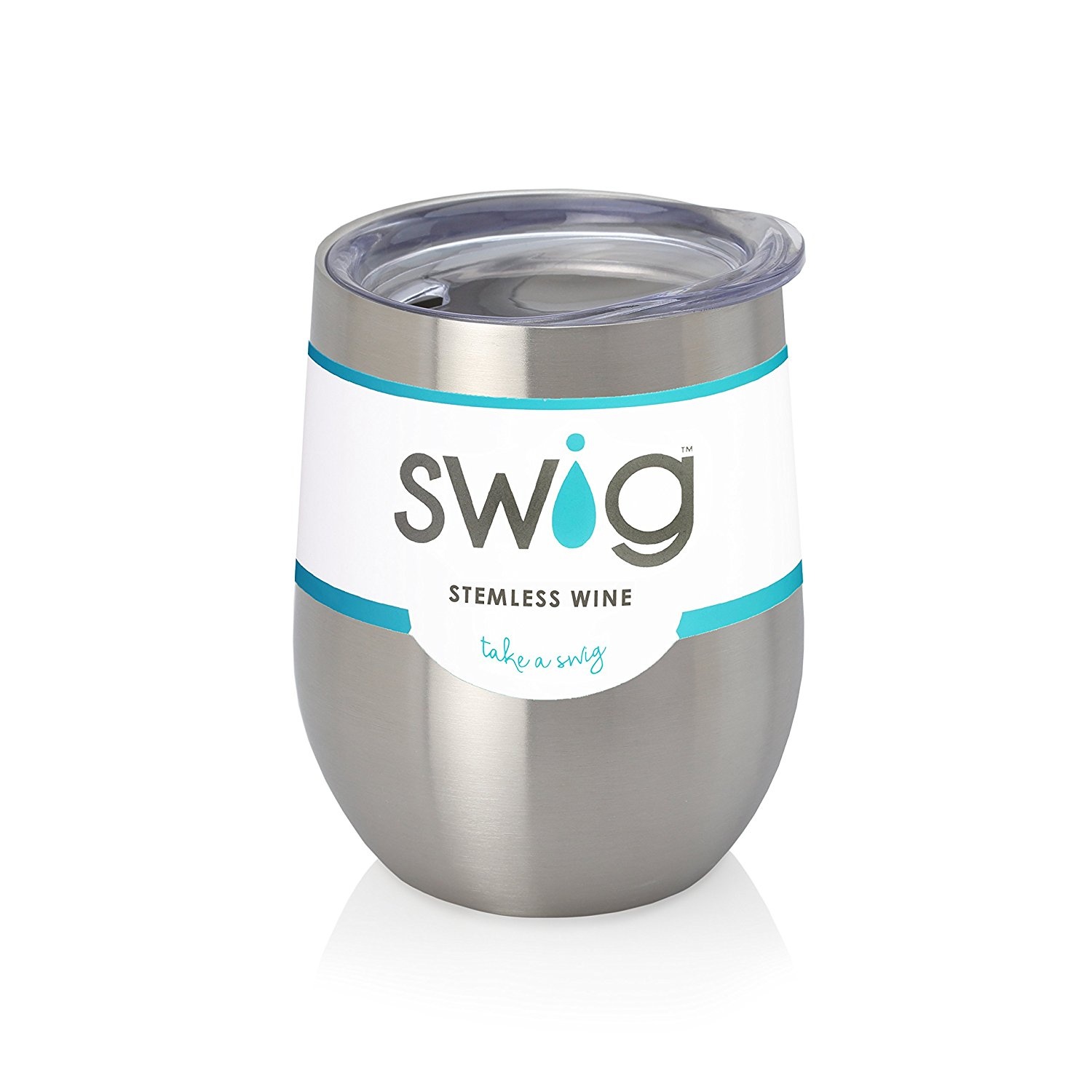 slide 1 of 1, Swig Stainless Stemless Wine Cup, 12 oz