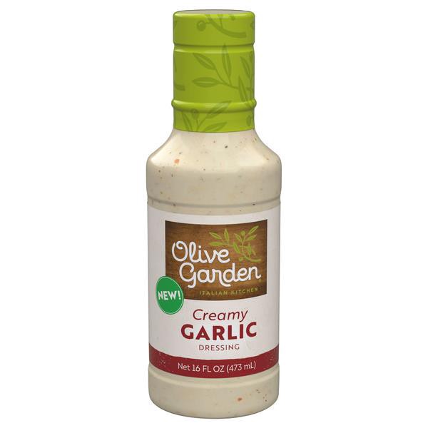 slide 1 of 1, Olive Garden Creamy Garlic Dressing, 16 oz