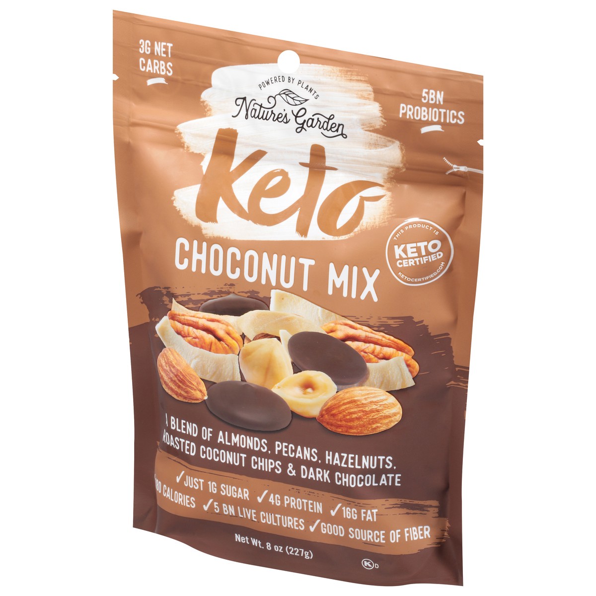slide 8 of 9, Nature's Garden Keto Choconut Mix 8 oz, 8 oz