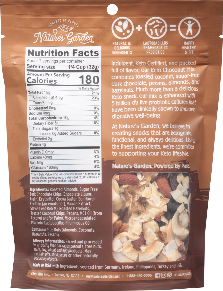slide 5 of 9, Nature's Garden Keto Choconut Mix 8 oz, 8 oz